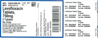 750mg 5ct (Label Levofloxacin Tabs 750mg Bpi(10544 906 05) Macleods(33342 023 32) Rev1)